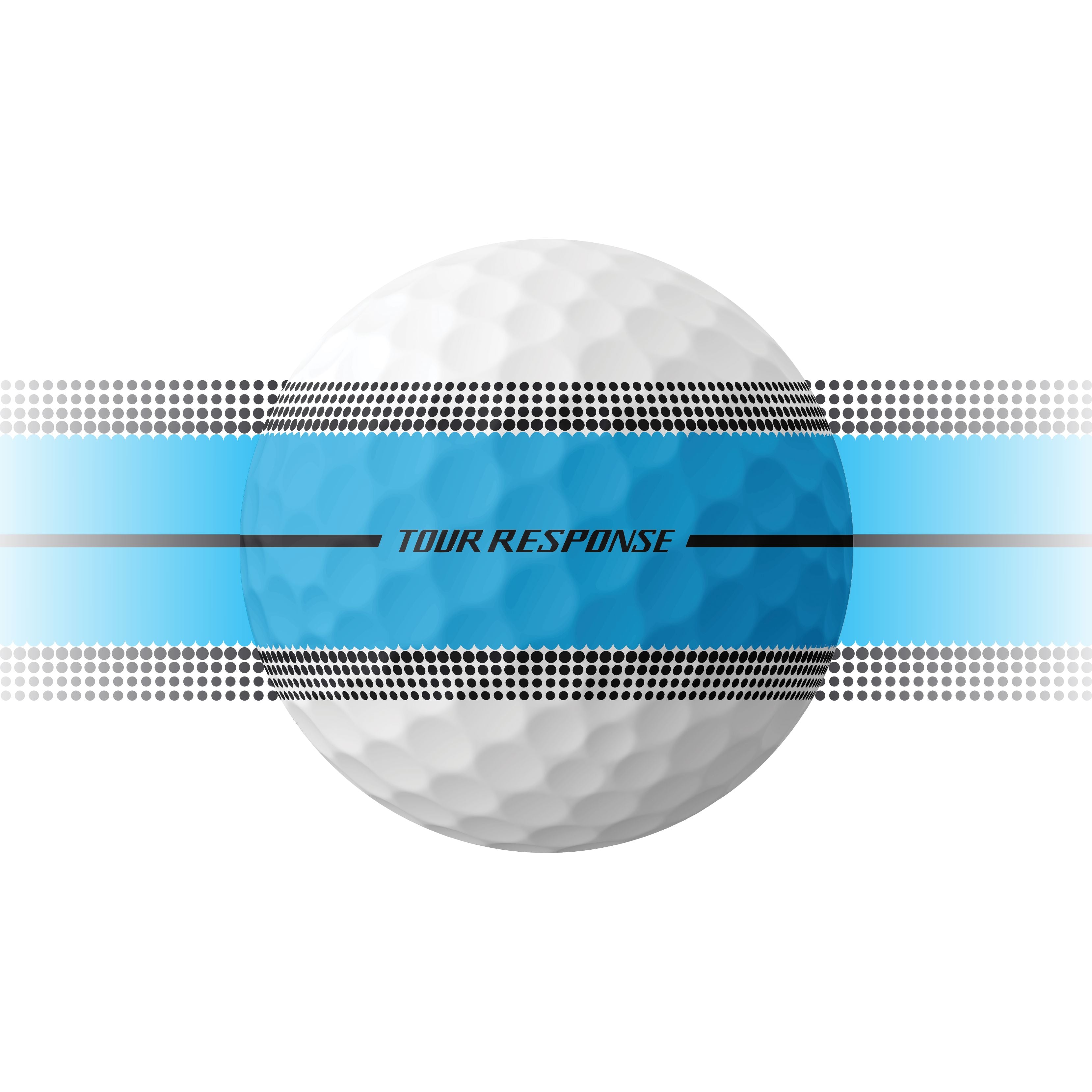 TaylorMade Balles Tour Response STRIPE 2025 (Boite de 12)