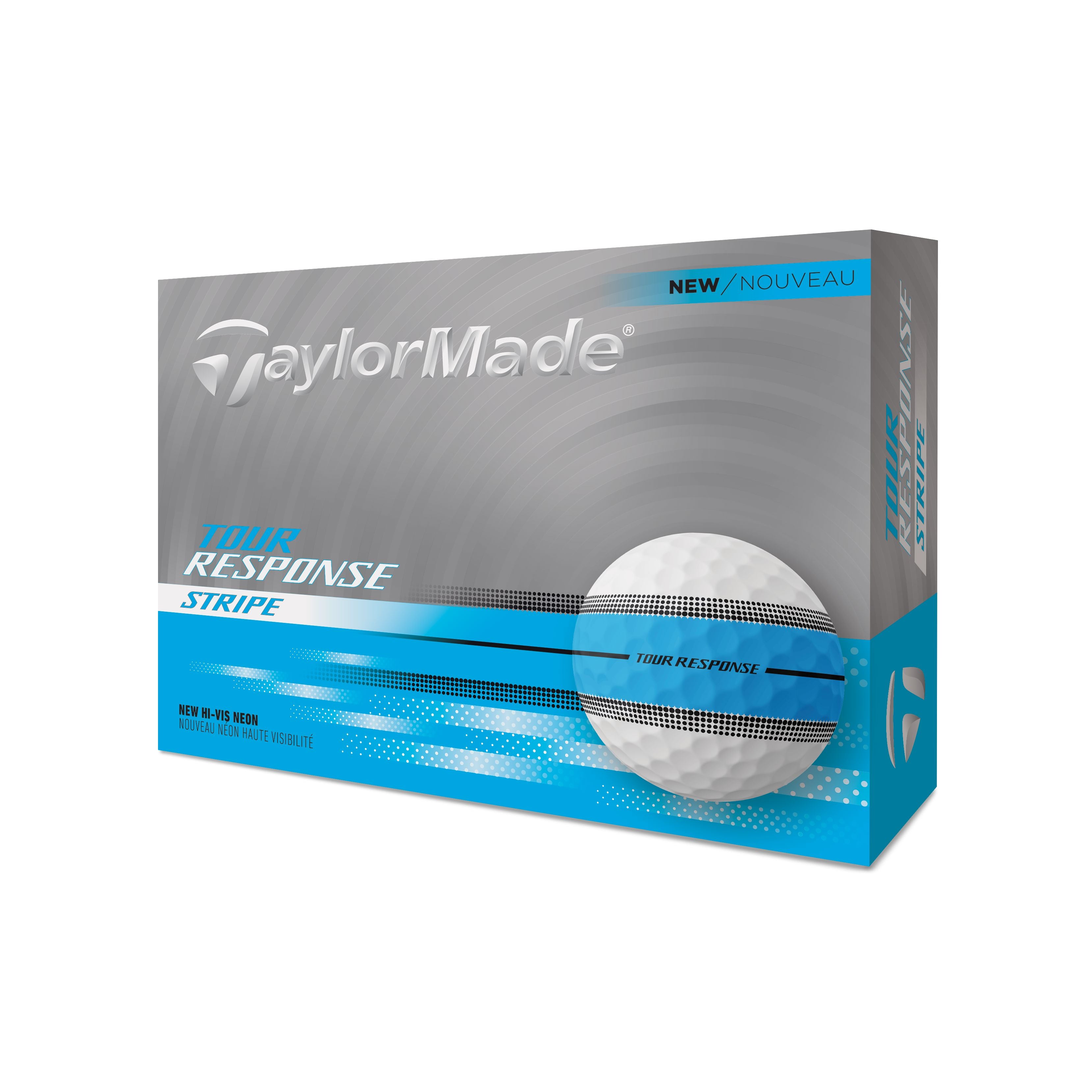 TaylorMade Balles Tour Response STRIPE 2025 (Boite de 12)