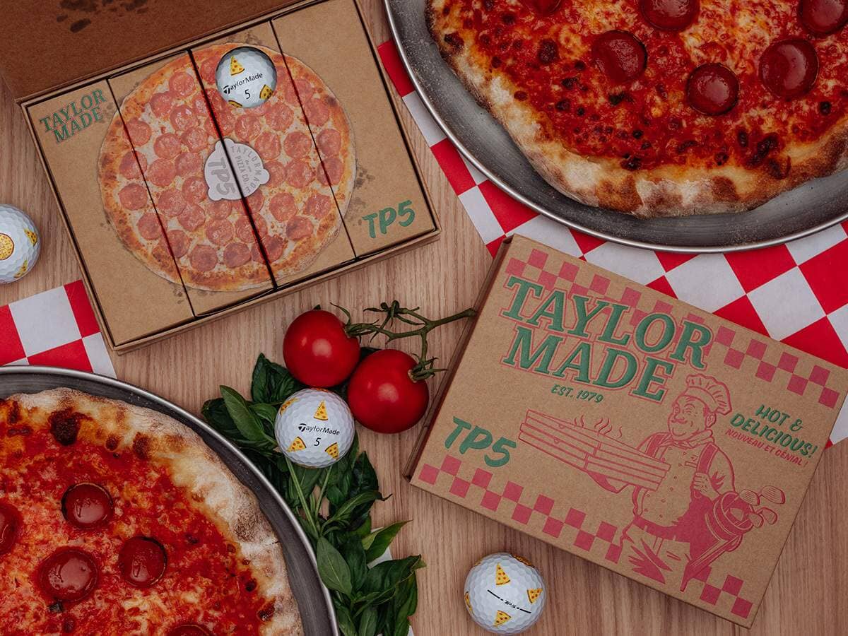 TaylorMade Balles TP5 Boite à Pizza Limited Edition (Boîte de 12)