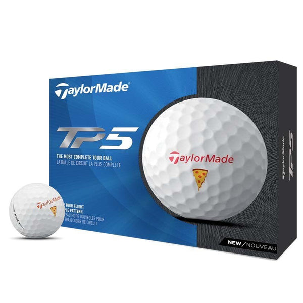 TAYLORMADE BALLES TP5 my symbol pizza Balles TaylorMade