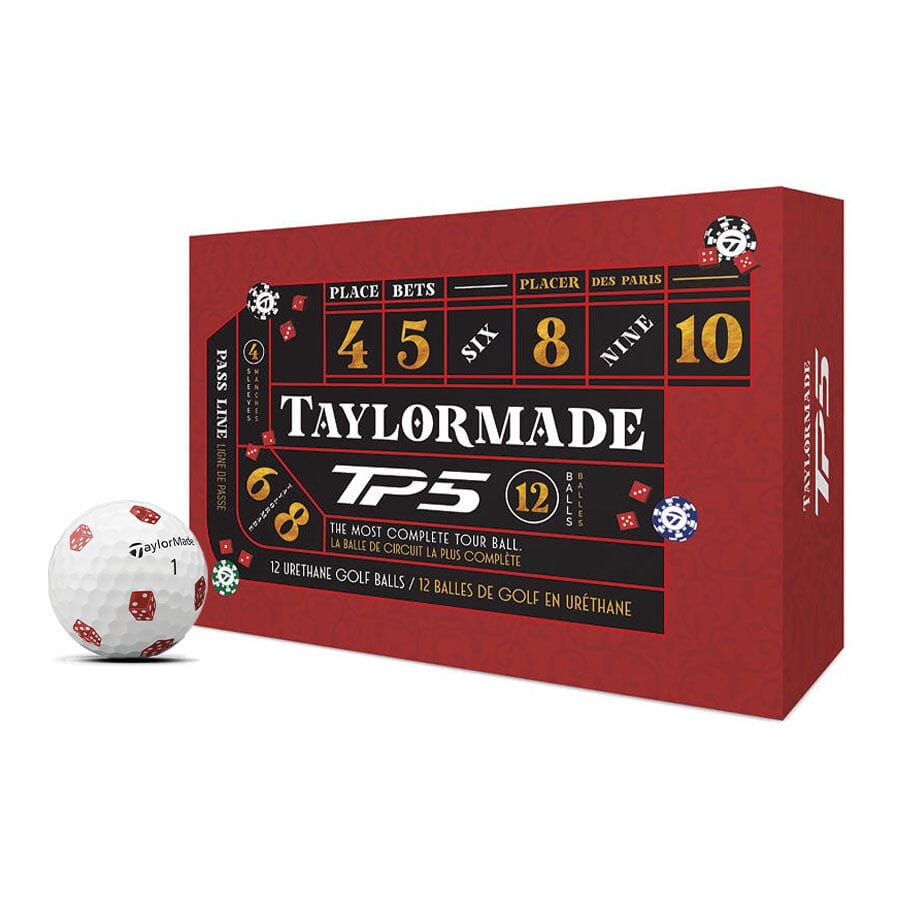 TaylorMade Balles TP5 Pix Casino Limited Edition (Boîte de 12)