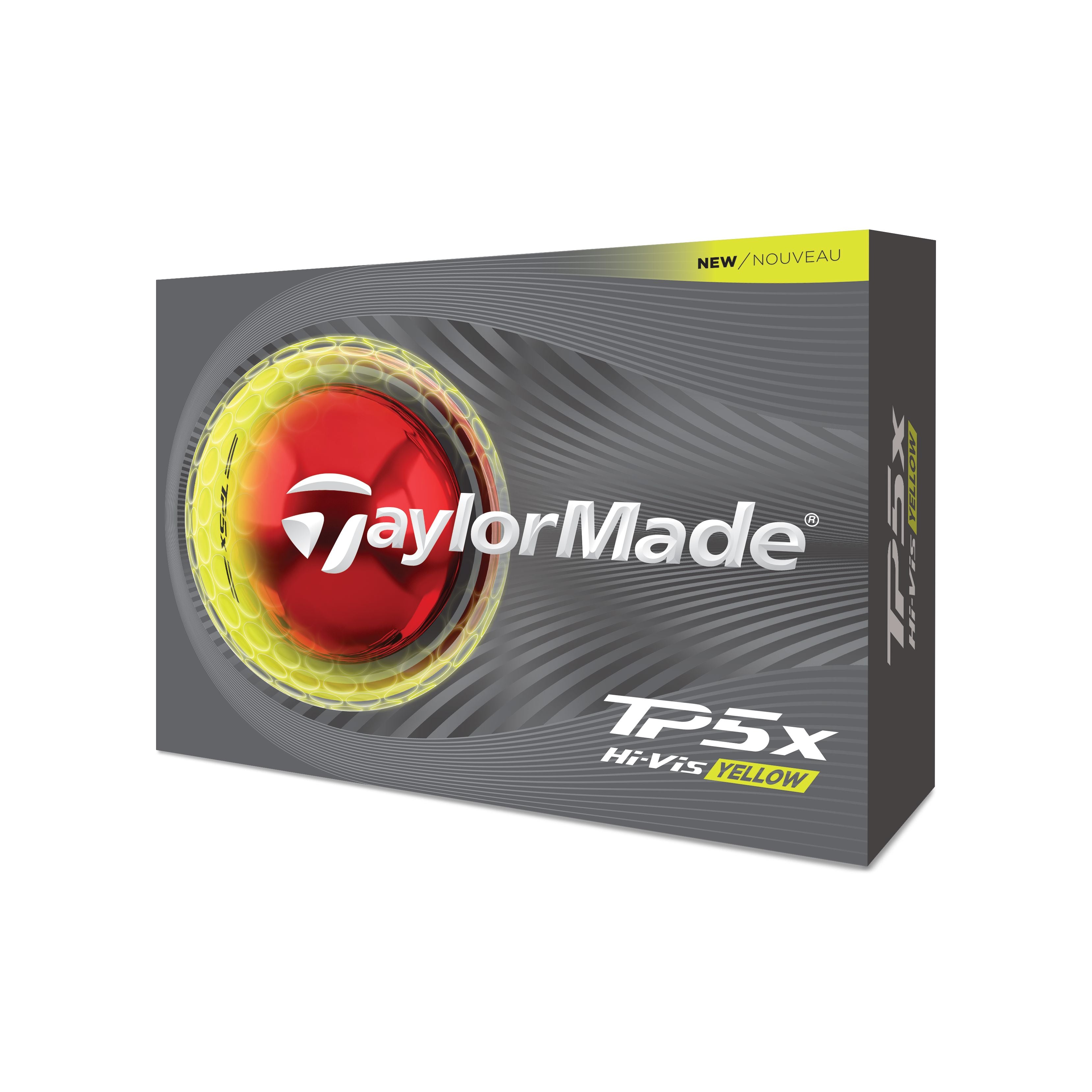 TAYLORMADE BALLES TP5X Jaune 2026 (boite de 12)