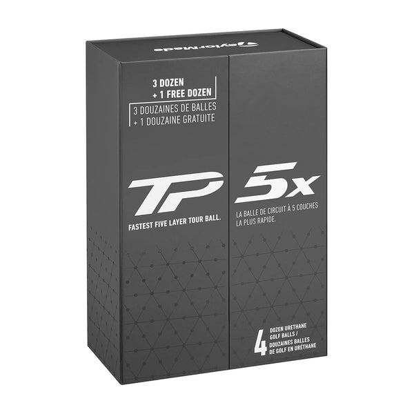 TaylorMade Coffret TP5X 3+1 Douzaines offertes Balles TaylorMade