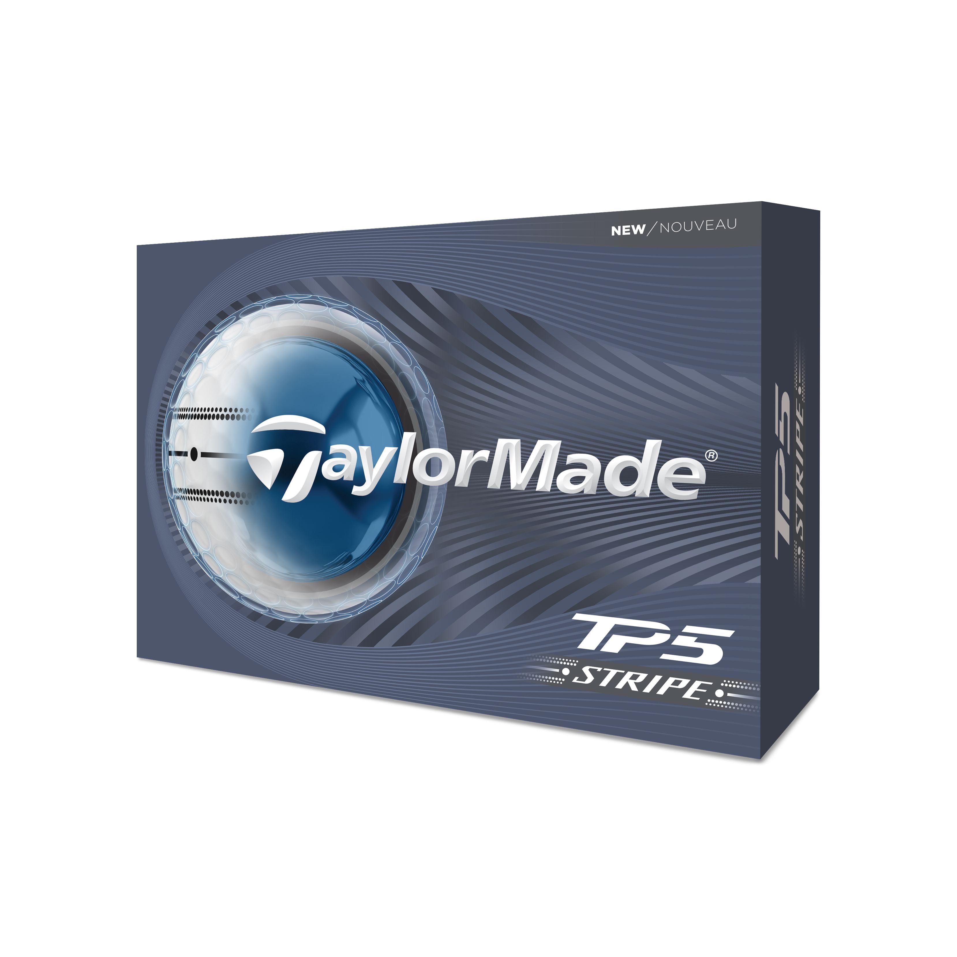 TAYLORMADE NEW BALLES TP5 Stripe 2026 (boite de 12)