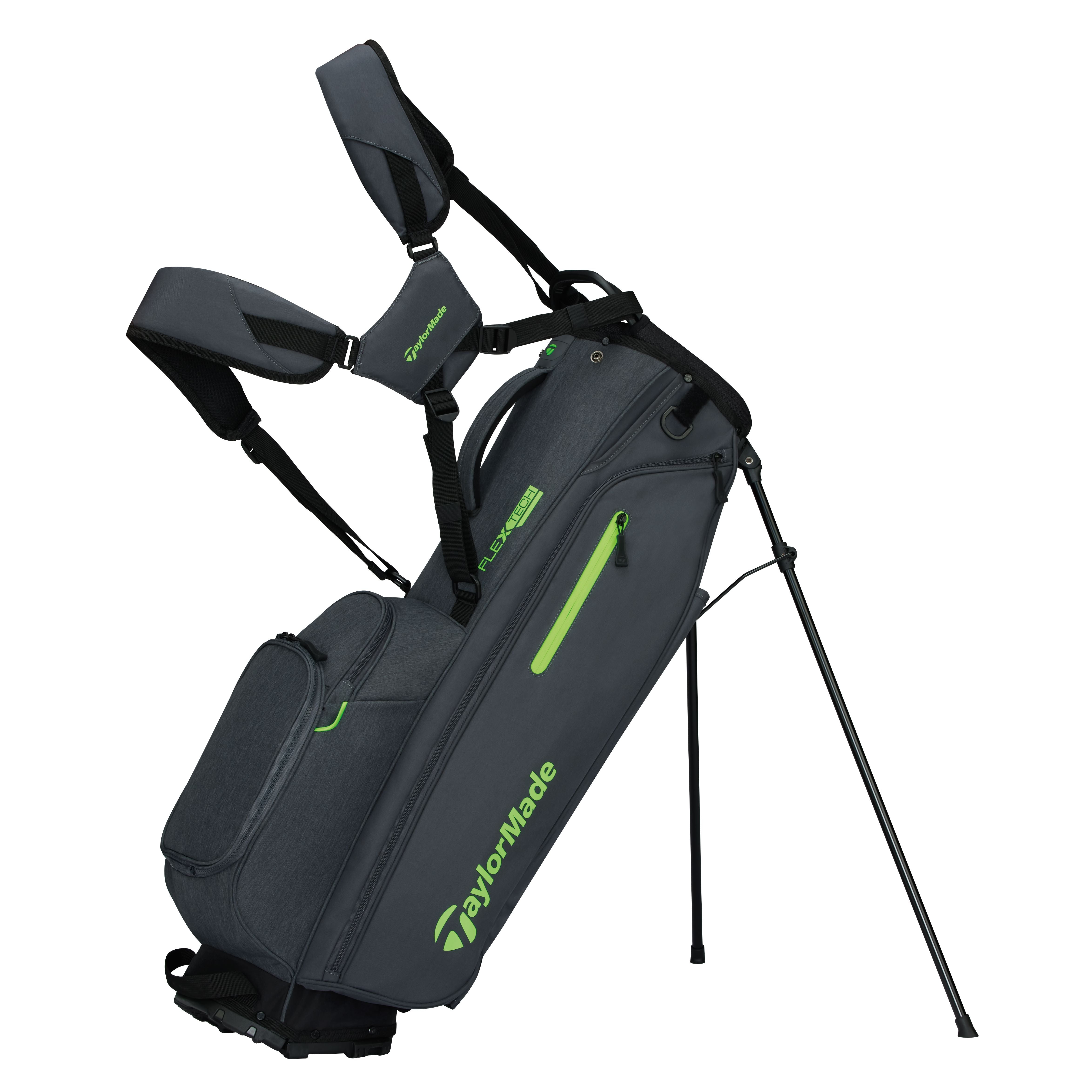TaylorMade Sac Trépied FlexTech Gris/Vert Fluo 2026