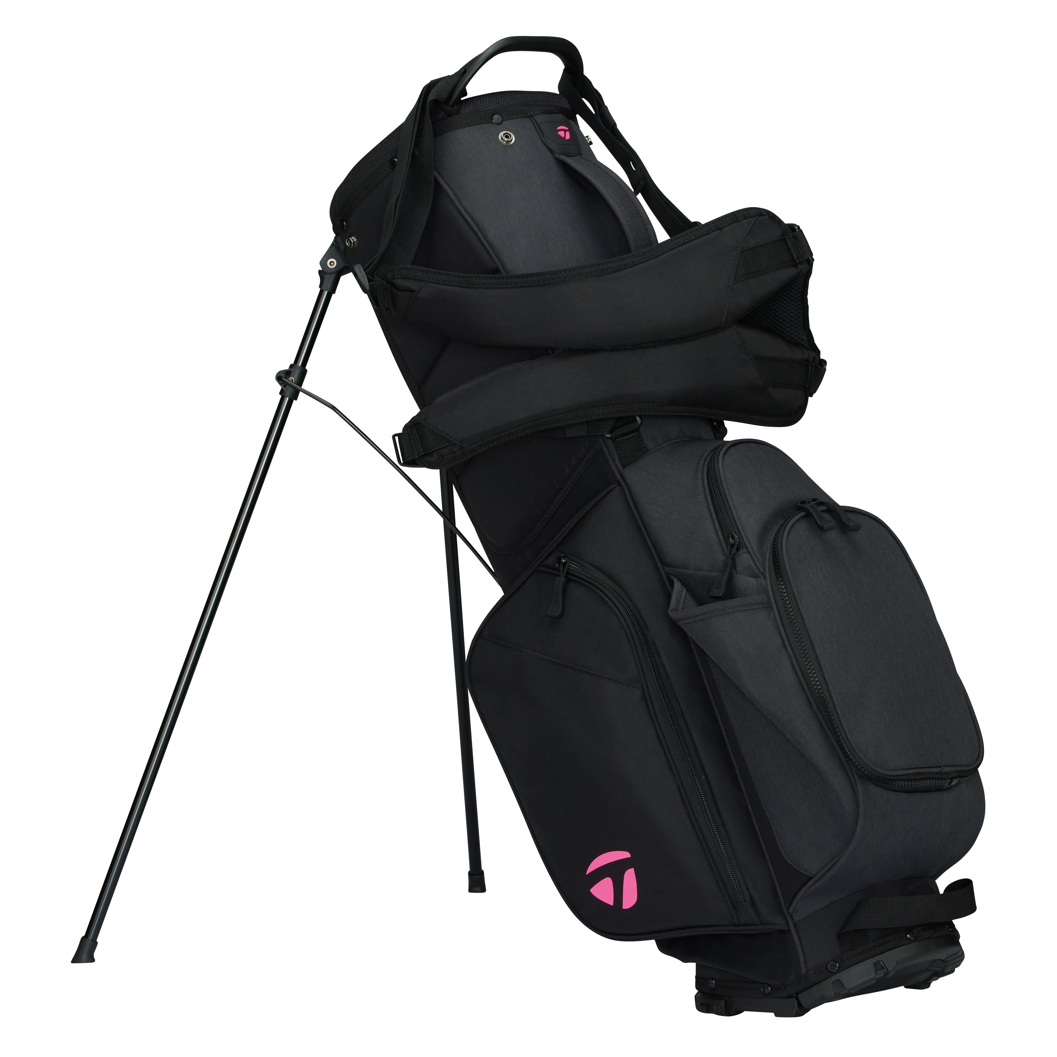 TaylorMade Sac Trépied FlexTech Noir/Rose Fluo 2026