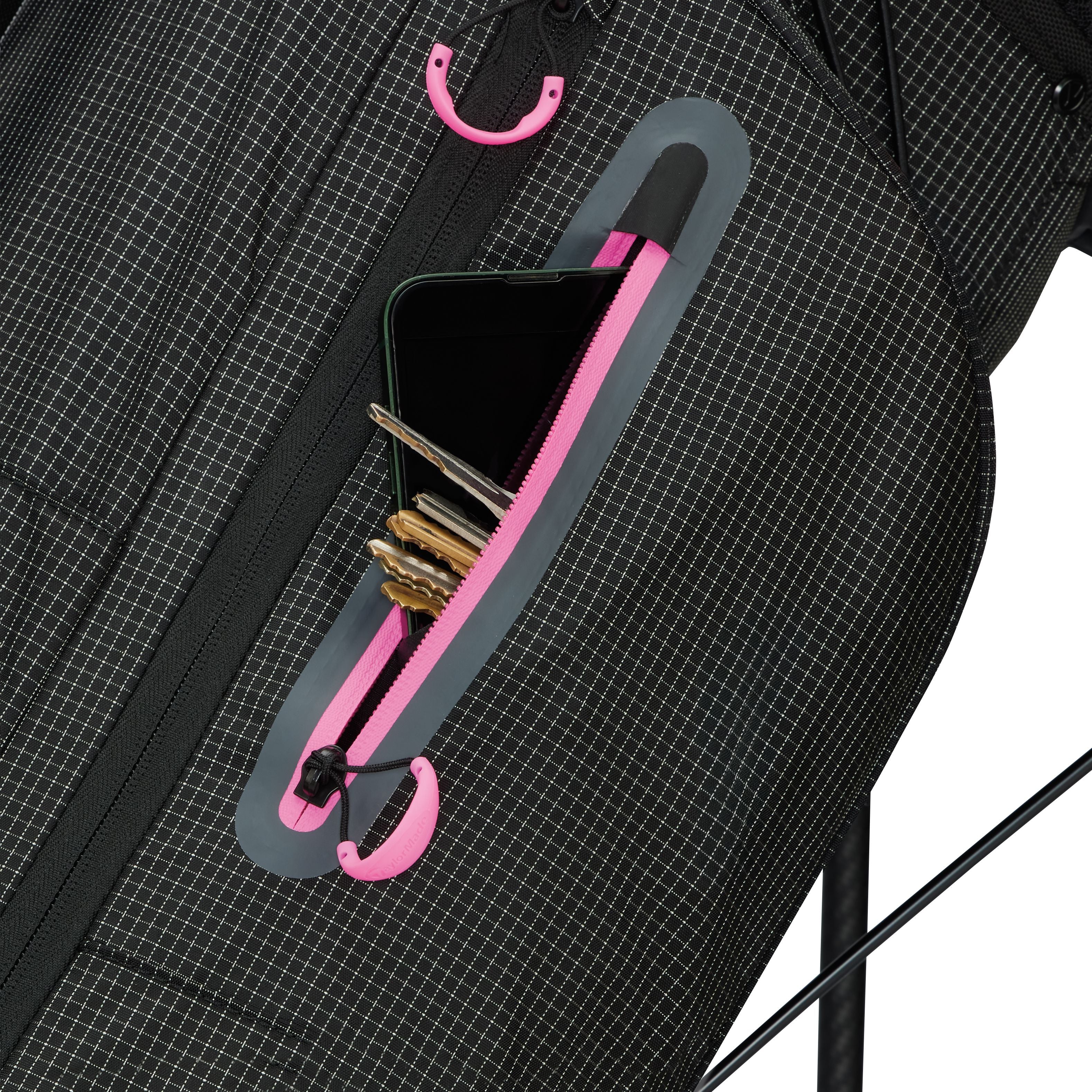 TaylorMade Sac Trépied FlexTech SuperLite Gris/Rose 2026