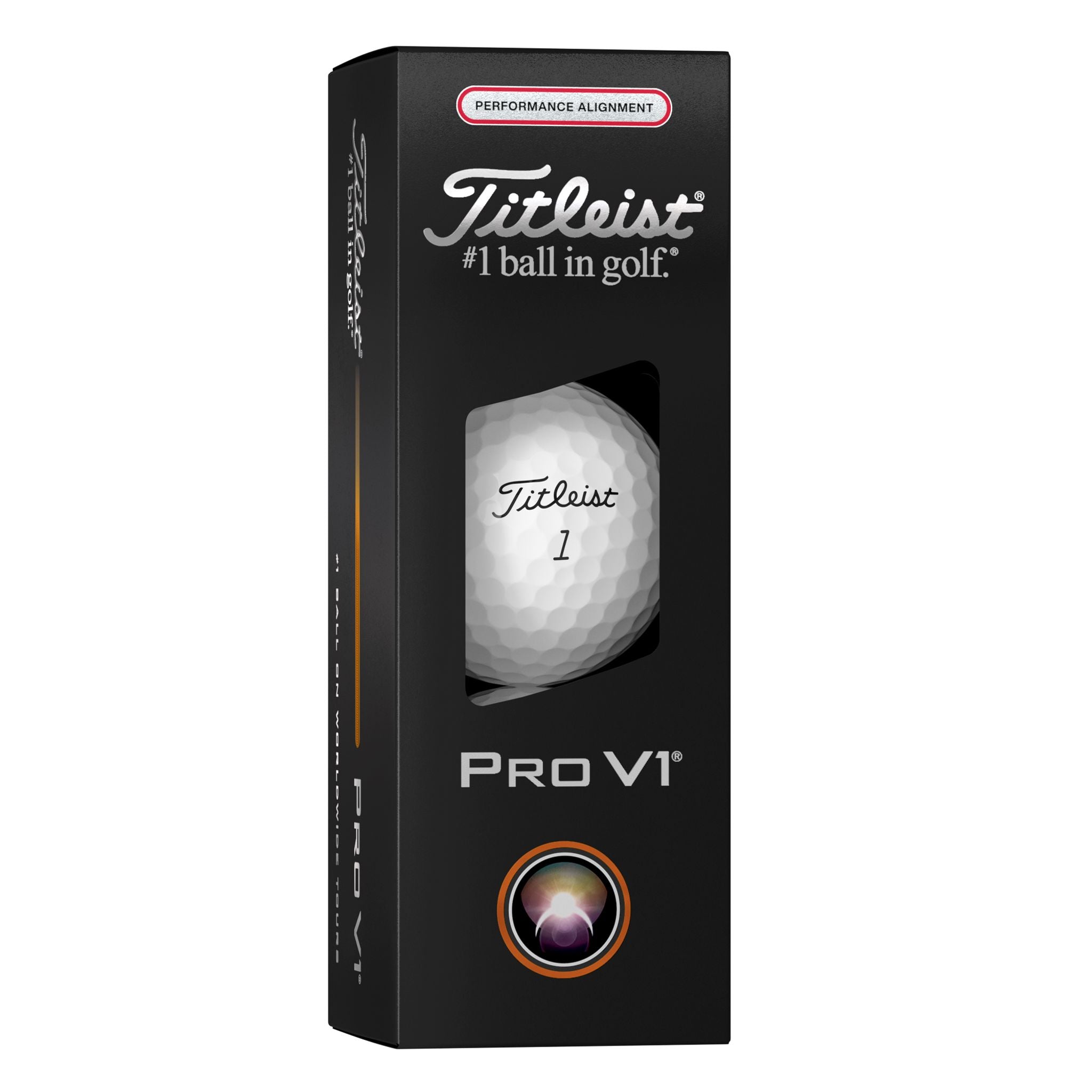 Titleist PRO V1 2025 AIM Performance Alignement (boite de 12)