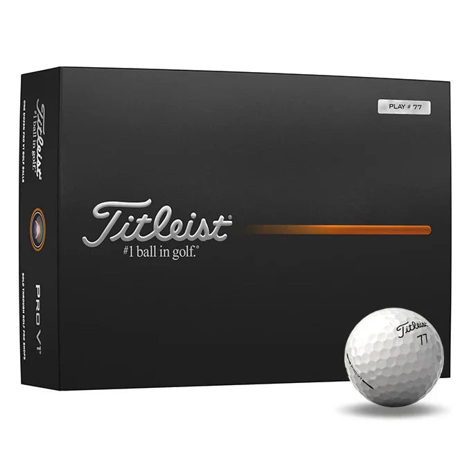 Titleist PRO V1 2025 (boite de 12) sélection du numéro