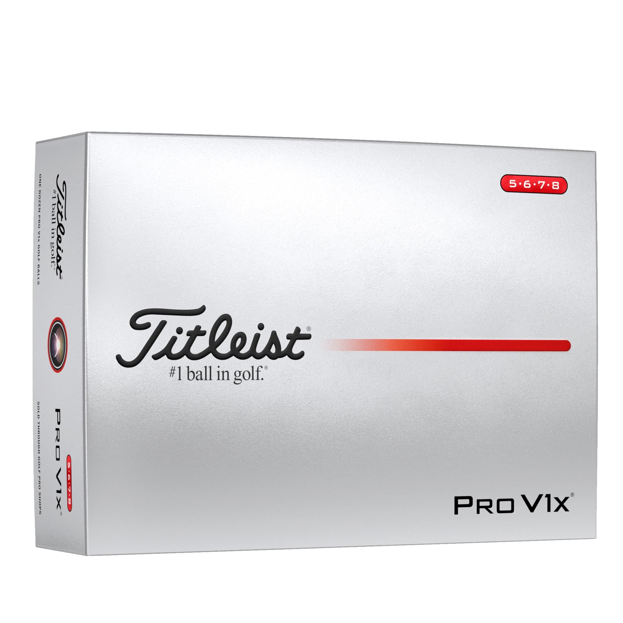 Titleist PRO V1X 5/6/7/8 2025 (boite de 12)
