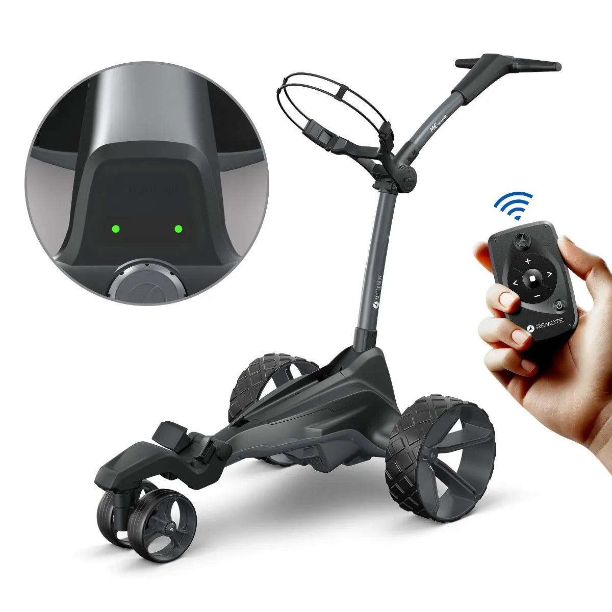 Carro eléctrico Motocaddy M-E Remote - GolfCenter.fr