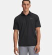 Under Armour Polo de golf T2G imprimé Black / Halo Gray