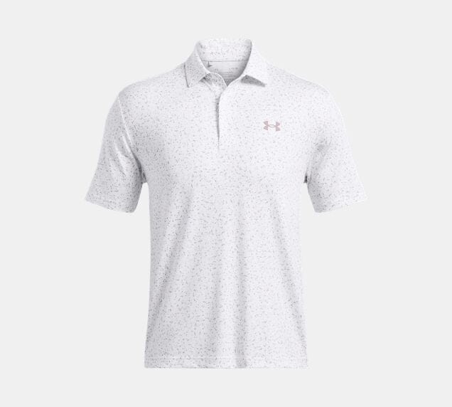 Under Armour Polo Playoff 3.0 Printed Micro Field White/Tetra Gray