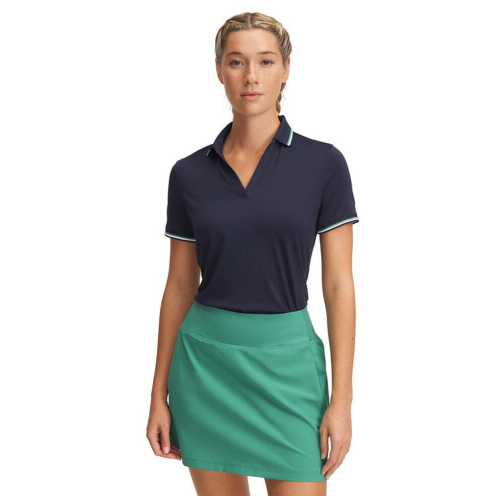 Under Armour Polo SS Rib Bleu Marine