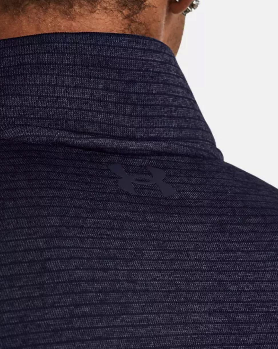 Under Armour Pull de golf UA Storm SweaterFleece QZ-Tech Bleu Marine