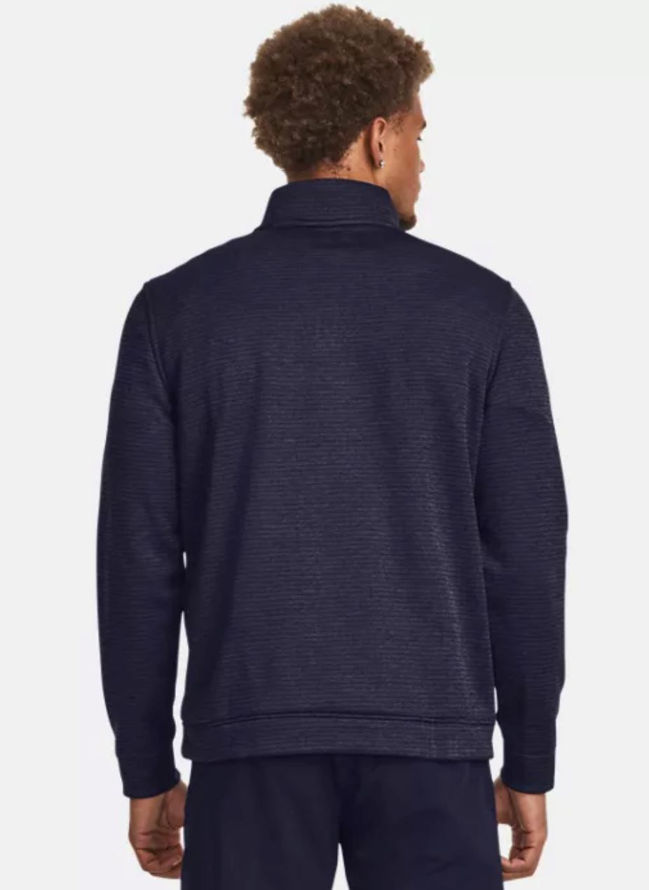Under Armour Pull de golf UA Storm SweaterFleece QZ-Tech Bleu Marine
