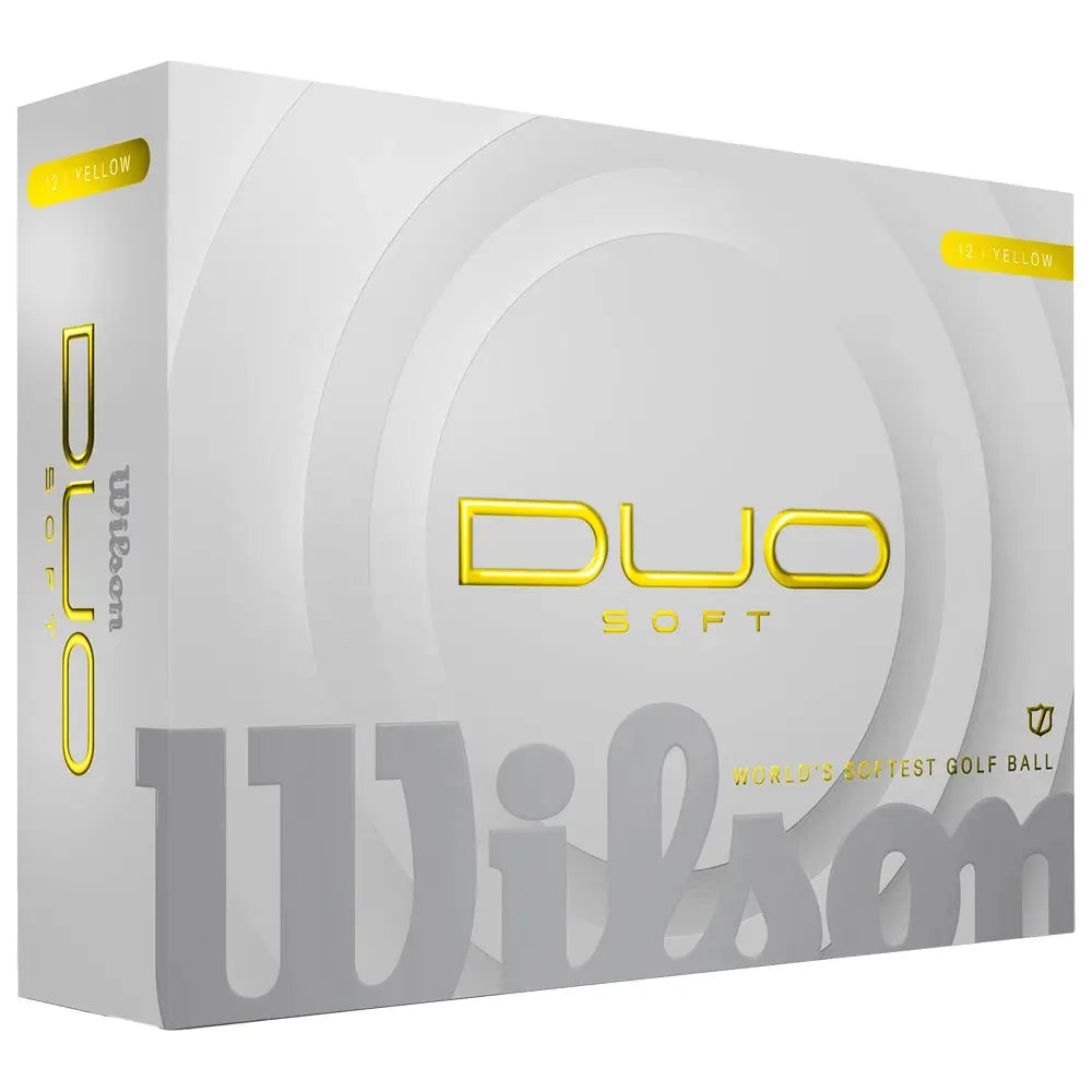 Wilson Balles 2025 Nouvelle Duo Soft Jaune (boite de 12)