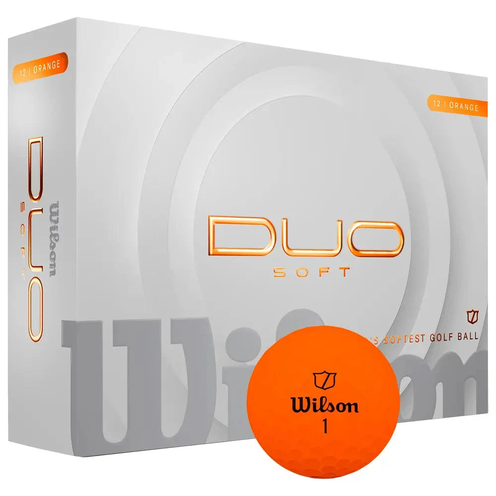 Wilson Balles 2025 Nouvelle Duo Soft Orange (boite de 12)
