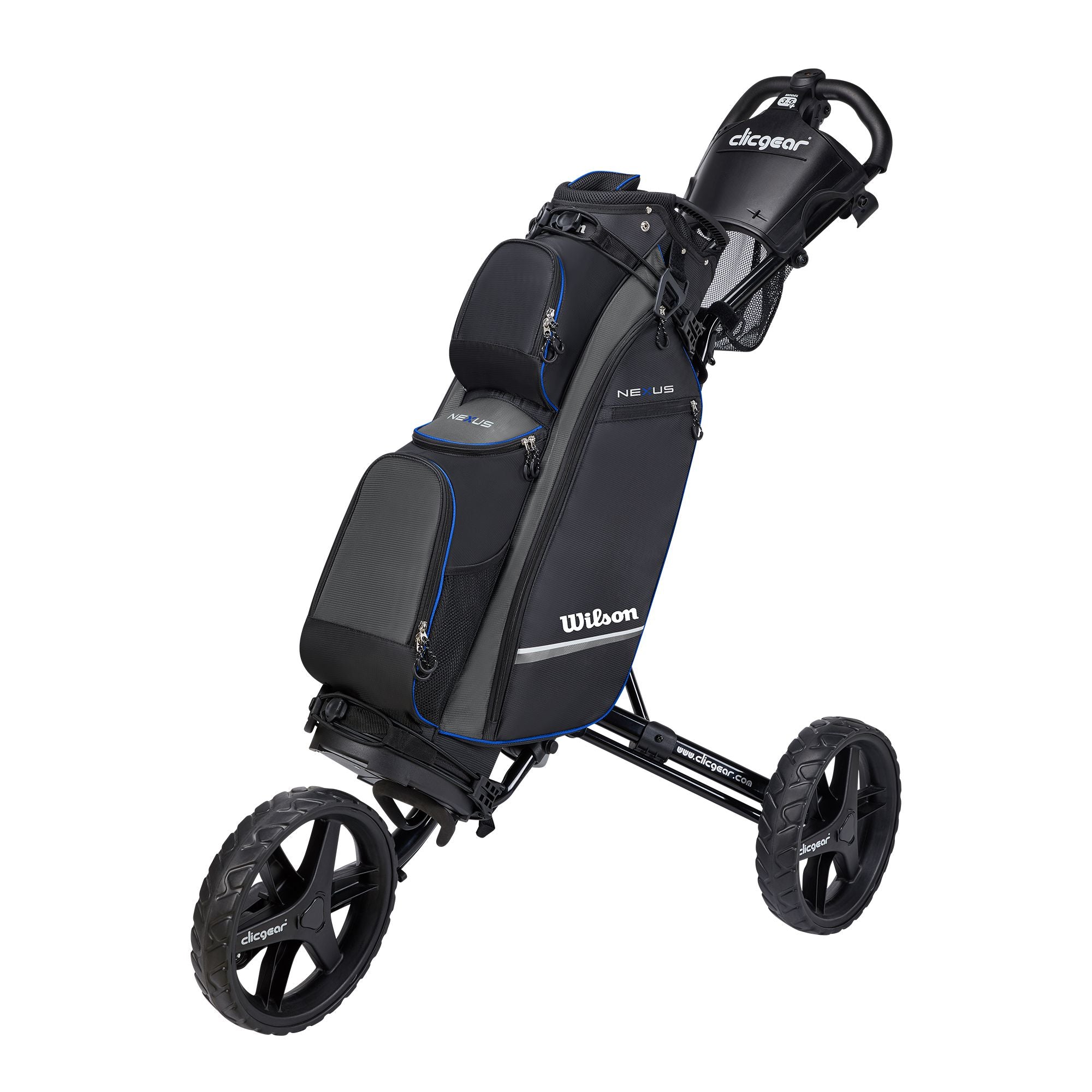 Wilson Staff sac chariot Nexus Noir Gris Bleu 2025