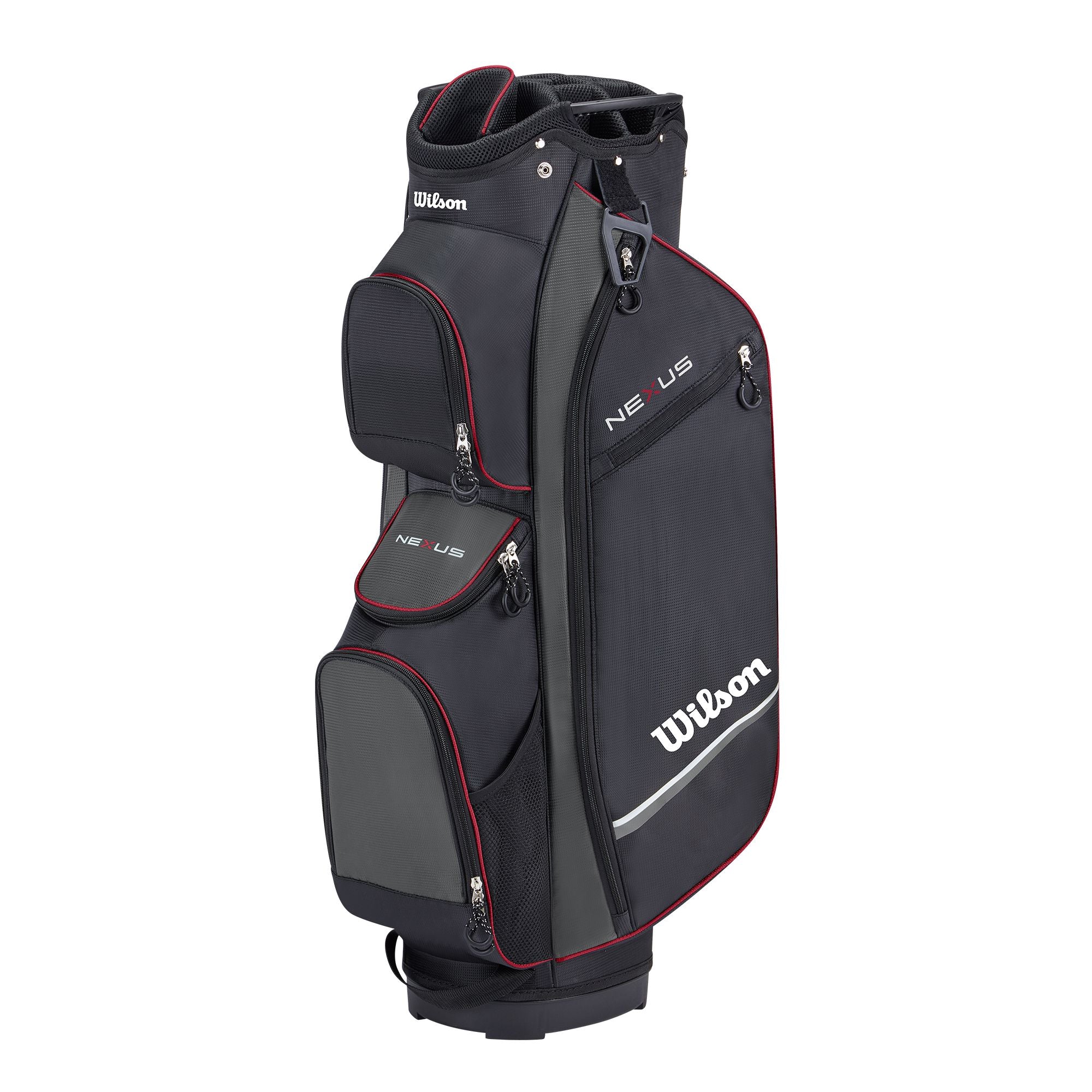 Wilson Staff sac chariot Nexus Noir Gris Rouge 2025