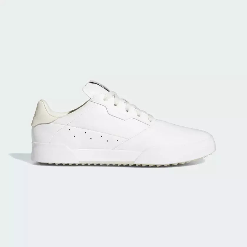 adidas Chaussures de golf adicross retro Cloud White / Chalky Brown / Aluminium
