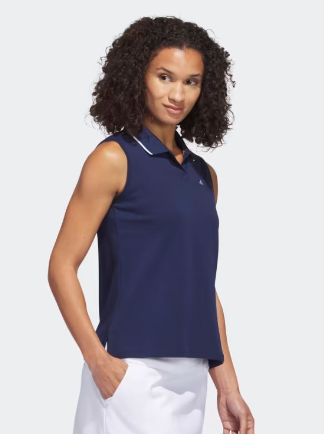 Adidas Polo femme SAns Manche Bleu Polos femme Adidas