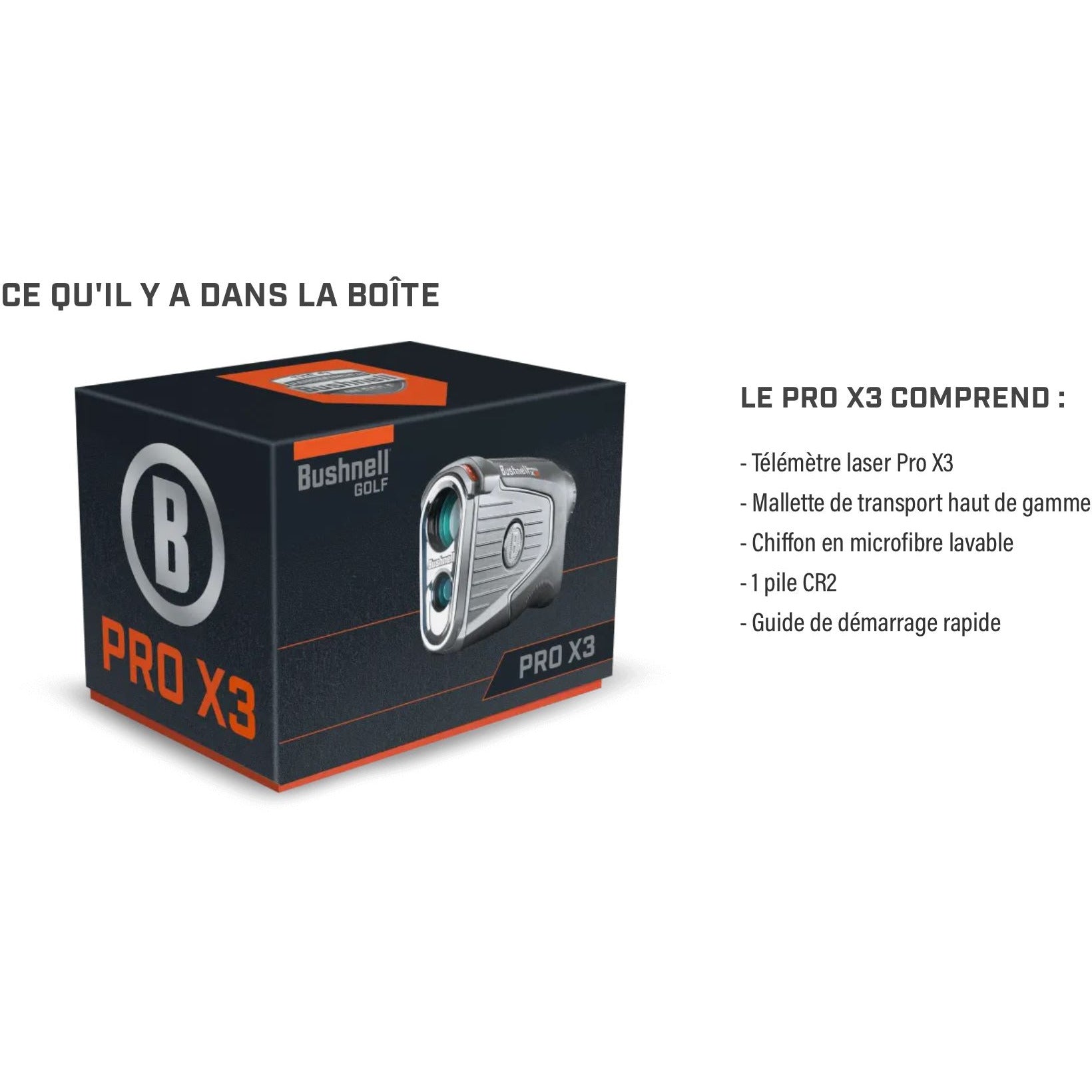 BUSHNELL Télémètre PRO X3