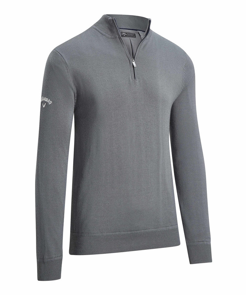 Callaway 1/4 zip Windstopper Gris Pulls Callaway Golf