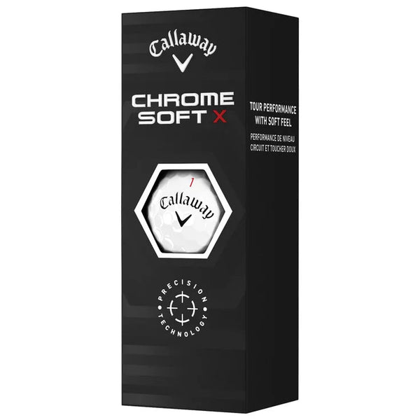 Callaway Balles Chrome Soft X (boite de 12) Balles Callaway Golf