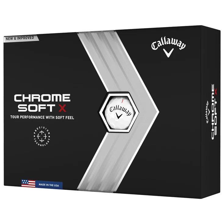 Callaway Balles Chrome Soft X (boite de 12) Balles Callaway Golf