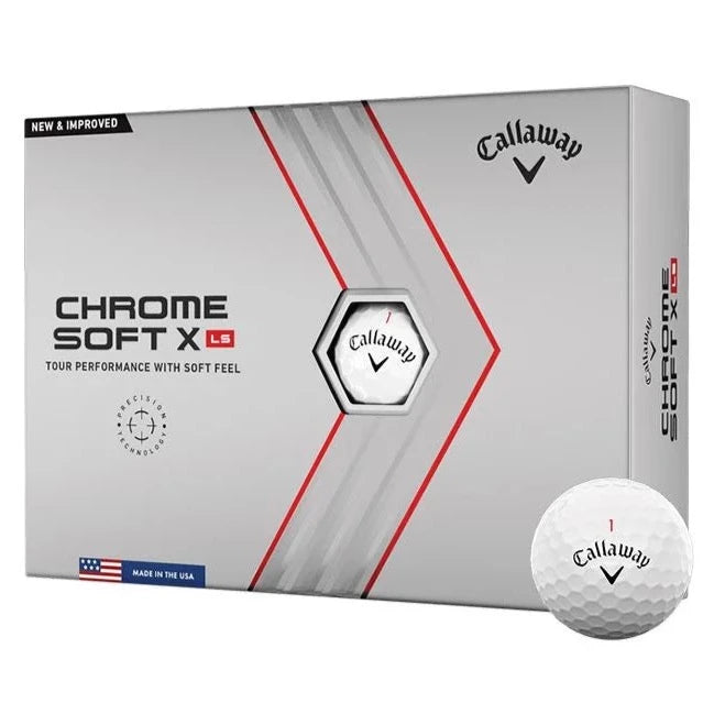 Callaway Balles Chrome Soft X LS (boite de 12) Balles Callaway Golf