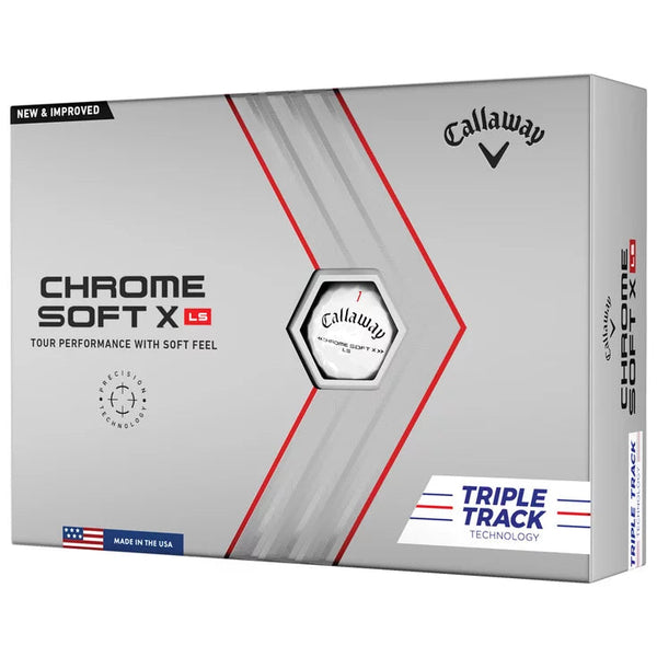 Callaway Balles Chrome Soft X LS Triple Track (boite de 12) Balles Callaway Golf