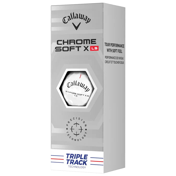 Callaway Balles Chrome Soft X LS Triple Track (boite de 12) Balles Callaway Golf