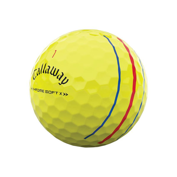 Callaway Balles Chrome Soft X Triple Track Yellow (boite de 12) Balles Callaway Golf