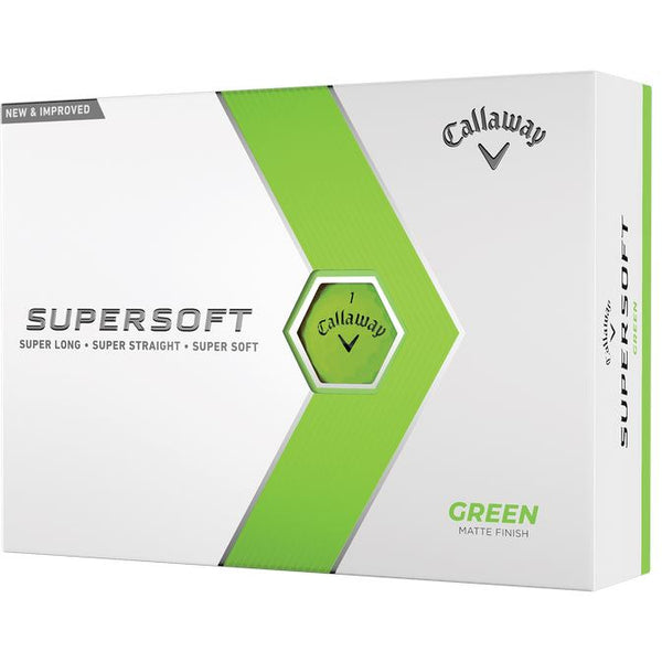 Callaway Balles Supersoft 2023 Green à prix dégressif Balles Callaway Golf