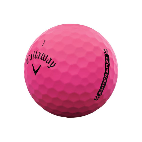 Callaway Balles Supersoft 2023 Pink (boite de 12) Balles Callaway Golf