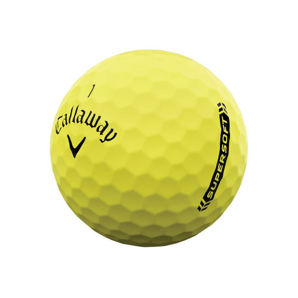 Callaway Balles Supersoft 2023 Yellow (boite de 12) Balles Callaway Golf