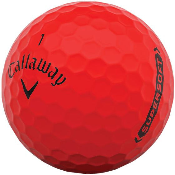 Callaway Balles Supersoft Rouge (boite de 12) avec prix dégressif Balles Callaway Golf