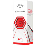 Callaway Balles Supersoft Rouge (boite de 12) avec prix dégressif Balles Callaway Golf