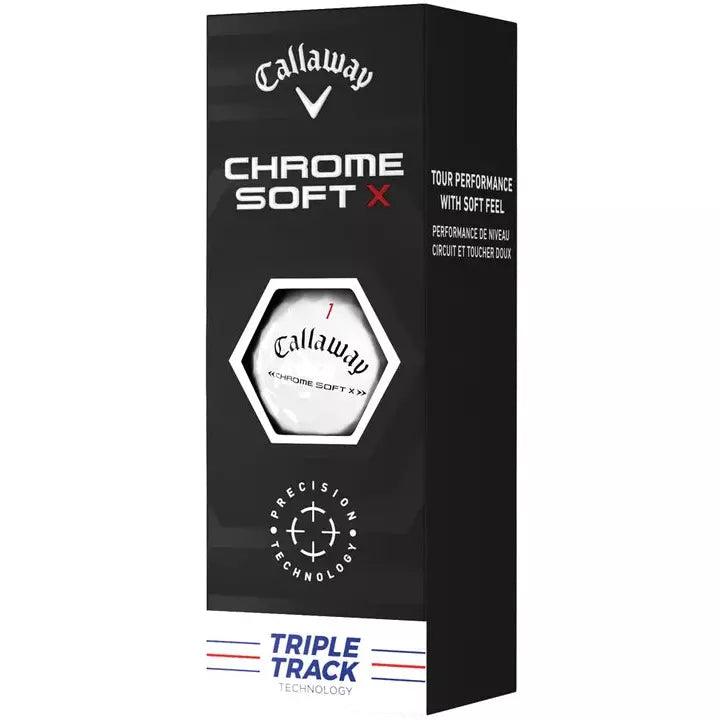 Callaway chrome soft X triple track GolfCenter.fr