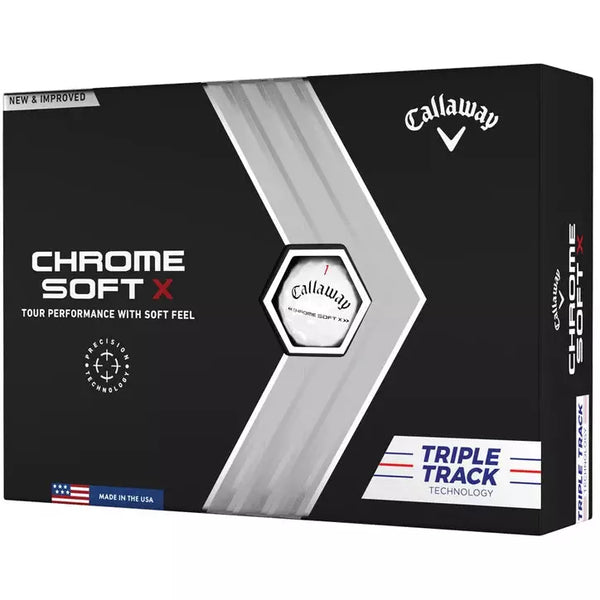 Callaway chrome soft X triple track GolfCenter.fr