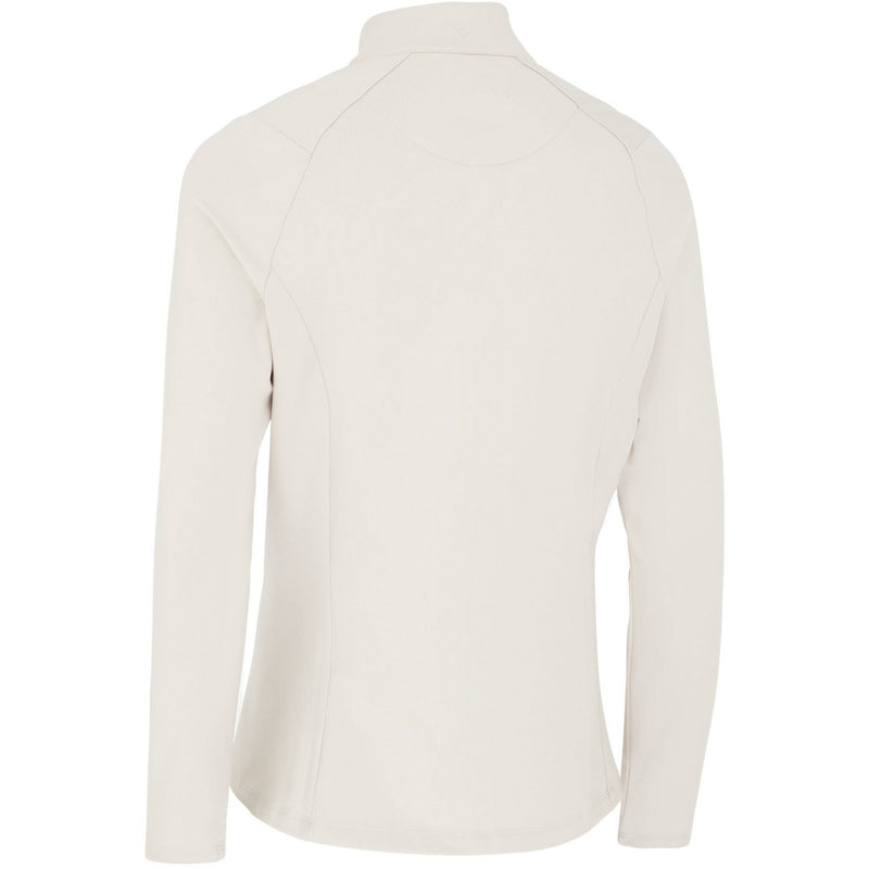 Callaway Polo Manche Longue Thermal Femme Beige Polos femme Callaway Golf