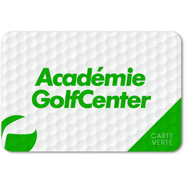 Carte Verte "Je prends mon temps pour apprendre le golf" - Golf ProShop Demo
