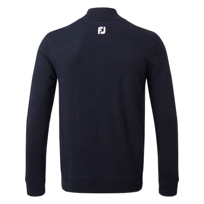 Footjoy 1/2 Zip Pull en laine Membrane Navy FootJoy