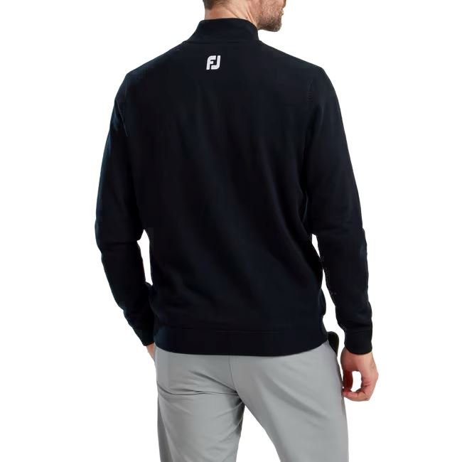 Footjoy 1/2 Zip Pull en laine Membrane Navy FootJoy