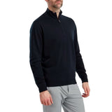 Footjoy 1/2 Zip Pull en laine Membrane Navy FootJoy