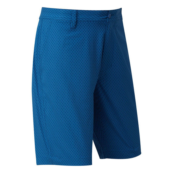 Footjoy Bermuda imprimé ton sur ton Bleu foncé Bermudas FootJoy