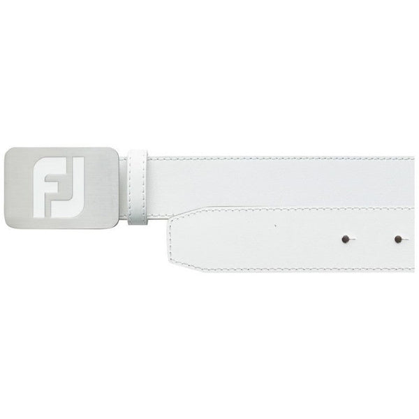 Footjoy ceinture Cuir blanche Men FootJoy