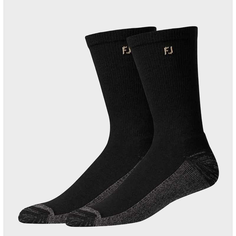 FOOTJOY Chaussettes Pro Dry Crew Noir (pack de 2  paires) - Golf ProShop Demo