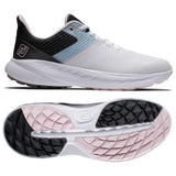 Footjoy Chaussure de golf FLEX LADY White Black Pink Chaussures femme FootJoy